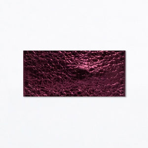 Snap Clip | Purple Crinkle Leather
